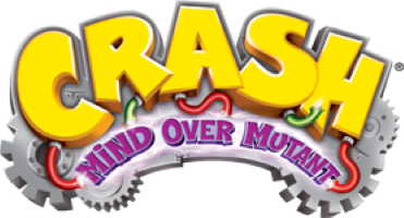 Crash Mind Over Mutant title screen for Nintendo DS